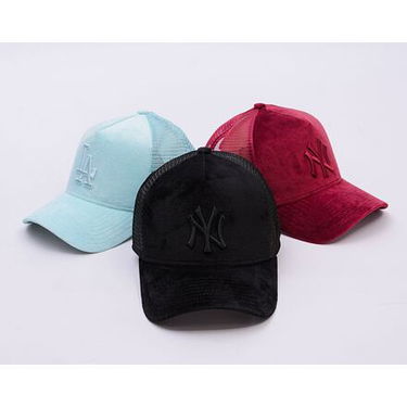 Шапка с козирка New Era New Era MLB Velour 9FORTY Trucker NY Yankees Cap One Size (56-59 cm) Черно | 60595360, 3