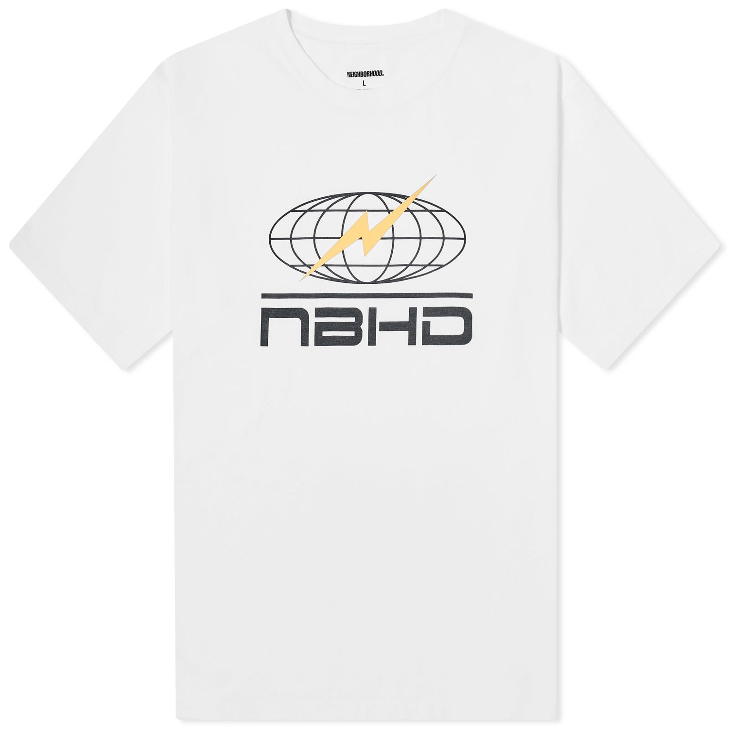 Тениска Neighborhood 10 Printed T-Shirt Бяло | 241PCNH-ST10-WT, 0