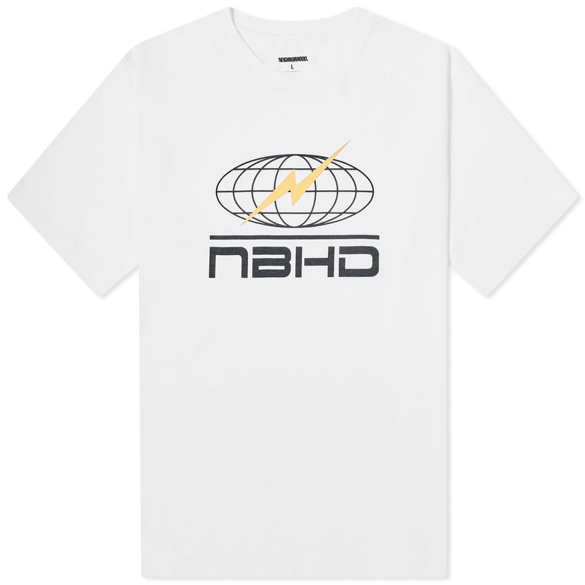 Тениска Neighborhood 10 Printed T-Shirt Бяло | 241PCNH-ST10-WT