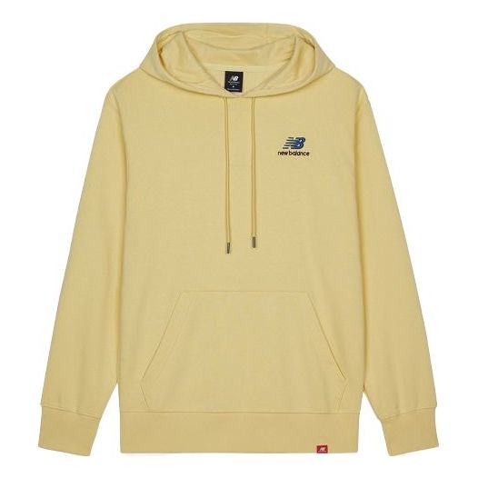 Суитчър New Balance Embroidered Logo Sports Pullover Жълто | AMT11550-PSW