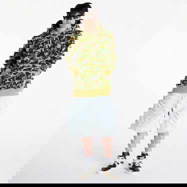 Суитчър BAPE Abc Camo Shark Half Zip Pullover Hoodie Многоцветен | 001PPK801010M GRN, 1