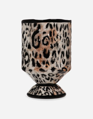 Домашен декор Dolce & Gabbana Dolce & Gabbana Outdoor Leopard Print Vase Medium Многоцветен | TCC031TCAC1UL003, 3