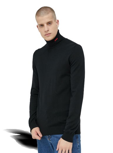 Пуловер BOSS Wool Sweater Черно | 50474174