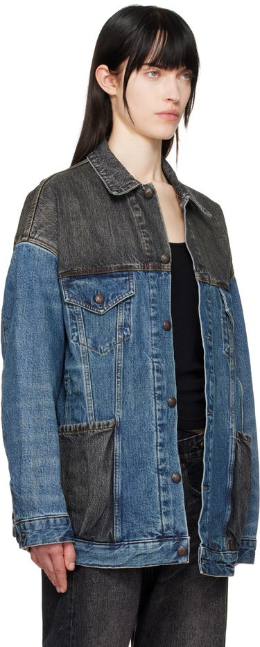 Яке R13 R13 Lacey Denim Trucker Jacket Синьо | R13WD210-D271A, 4