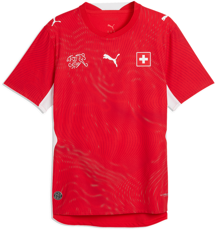 Фланелка Puma Switzerland Authentic Home 2026 Ultraweave Football Jersey Червено | 783217-01