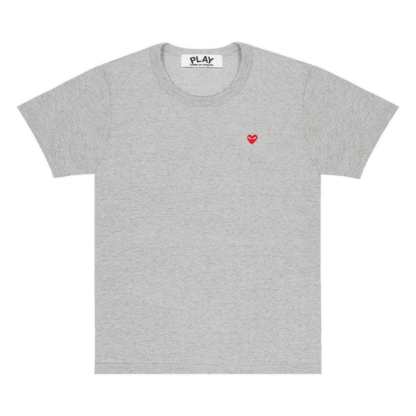 Тениска Comme des Garçons PLAY Small Heart T-Shirt Сиво | AZ T306 051 1
