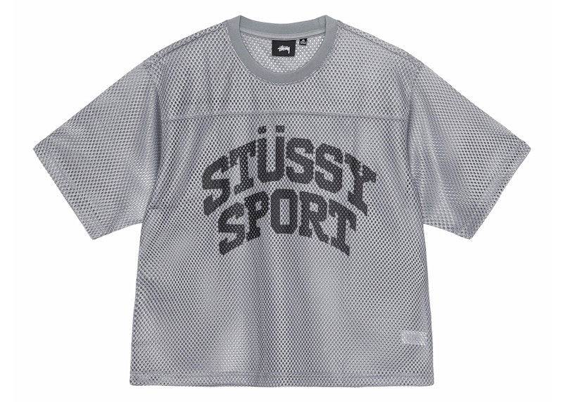 Фланелка Stüssy Stussy Sport Mesh T-Shirt Сиво | 1140346, 0