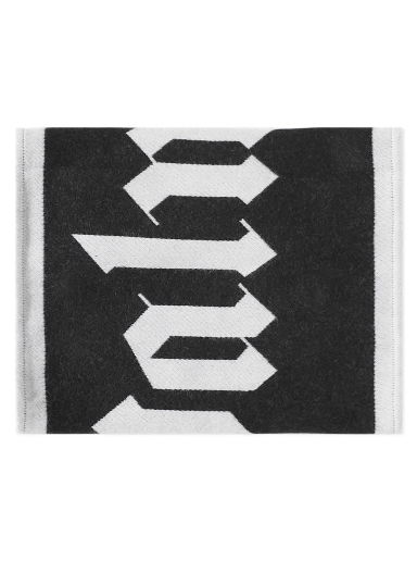 Macro Logo Scarf Black/White