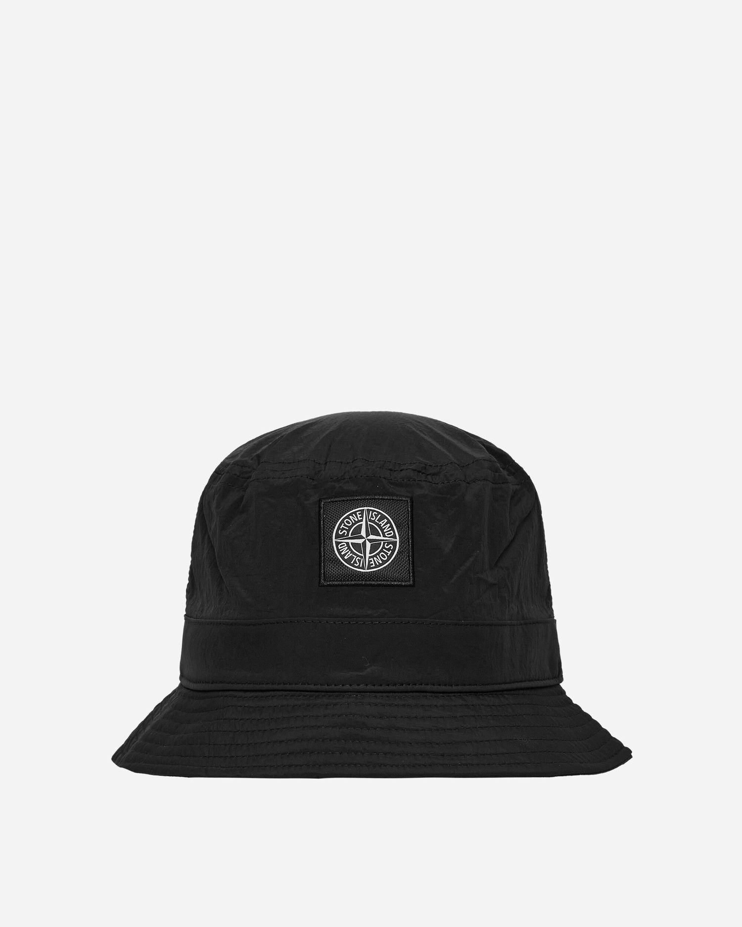 Шапка Stone Island Nylon Metal Bucket Hat Черно | 801599376 V0029, 1