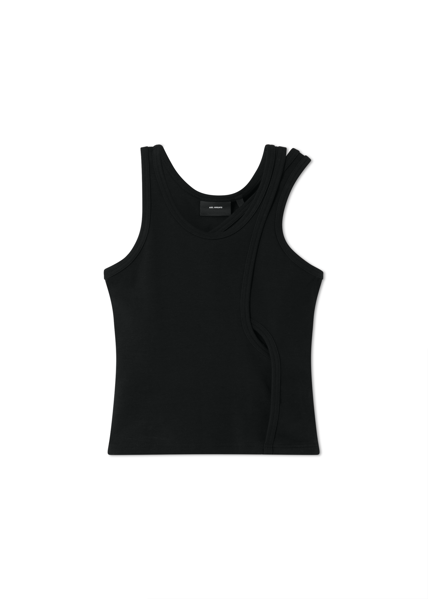Потник AXEL ARIGATO Rina Ribbed Layered Tank Top Черно | A3422002, 0