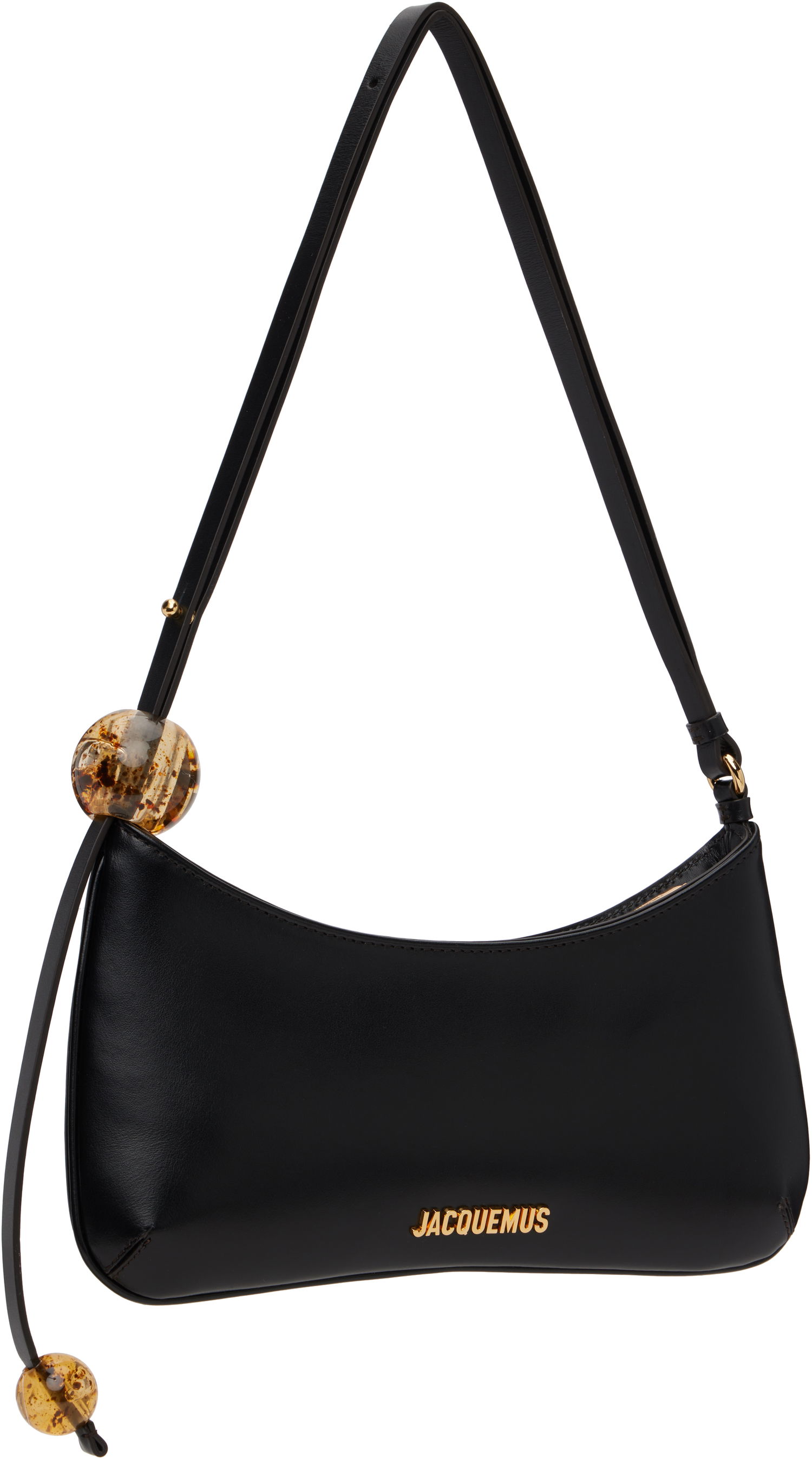 Чанта през рамо Jacquemus Les Classiques 'The Bisou Perle' Shoulder Bag Черно | 23EBAW00057AC01C01, 1