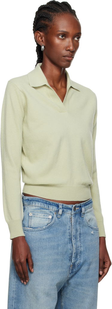 Поло тениска Maison Margiela Maison Margiela Longsleeve Polo Зелено | S51GL0063 M13144, 1