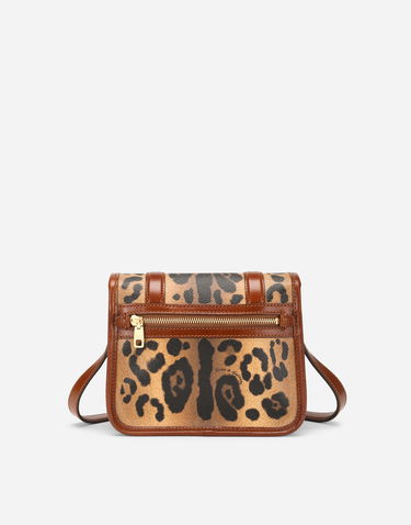Чанта през рамо Dolce & Gabbana Small Messenger Bag With Branded Plate Многоцветен | BB6933AW384HYNBM, 2