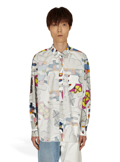 Риза Comme des Garçons KAWS x Classic Shirt Многоцветен | FH-B022-W21 1