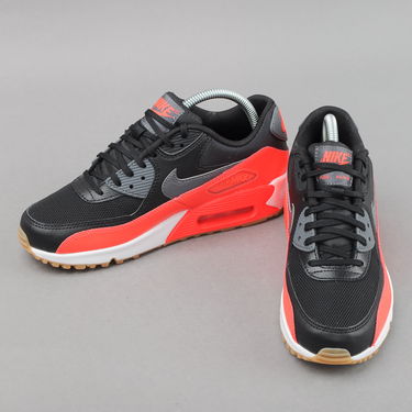 Кецове и обувки Nike Air Max 90 Essential "Black Bright Crimson" WS Черно | 616730-025, 2