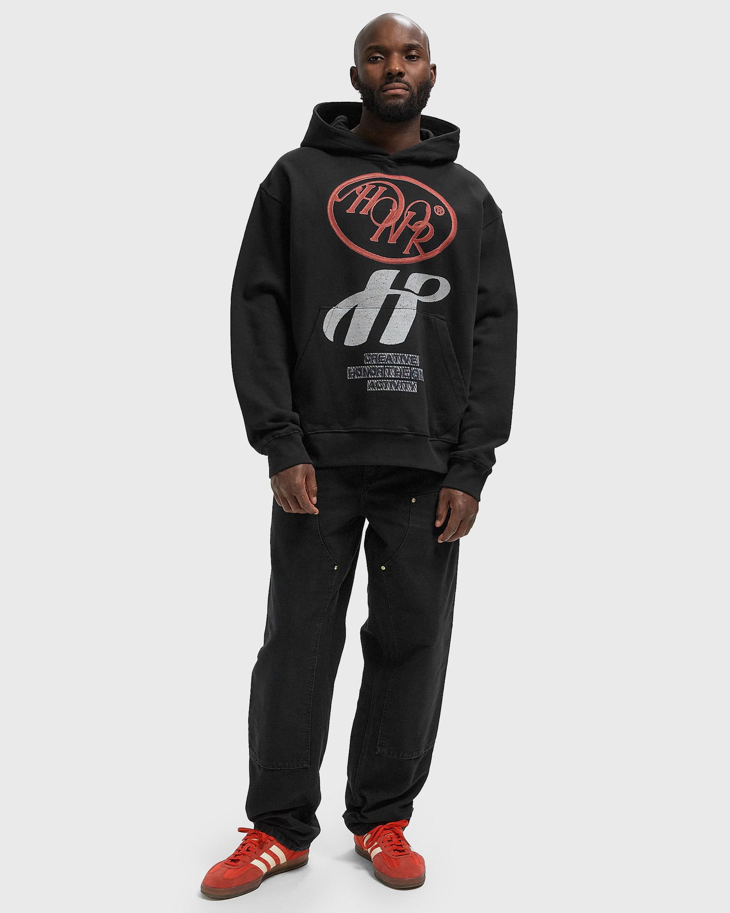 Суитчър Honor The Gift Pop Art Graphic Hoodie Черно | HTG250352-BLK, 1