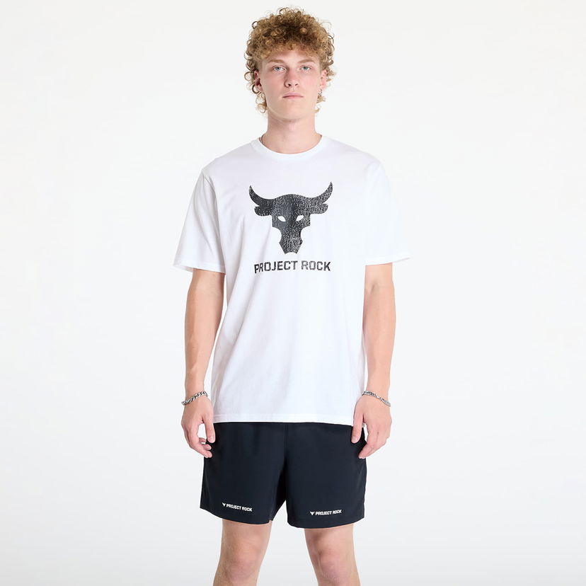 Тениска Under Armour Project Rock Brahma Bull SS Tee White Бяло | 1383191-100