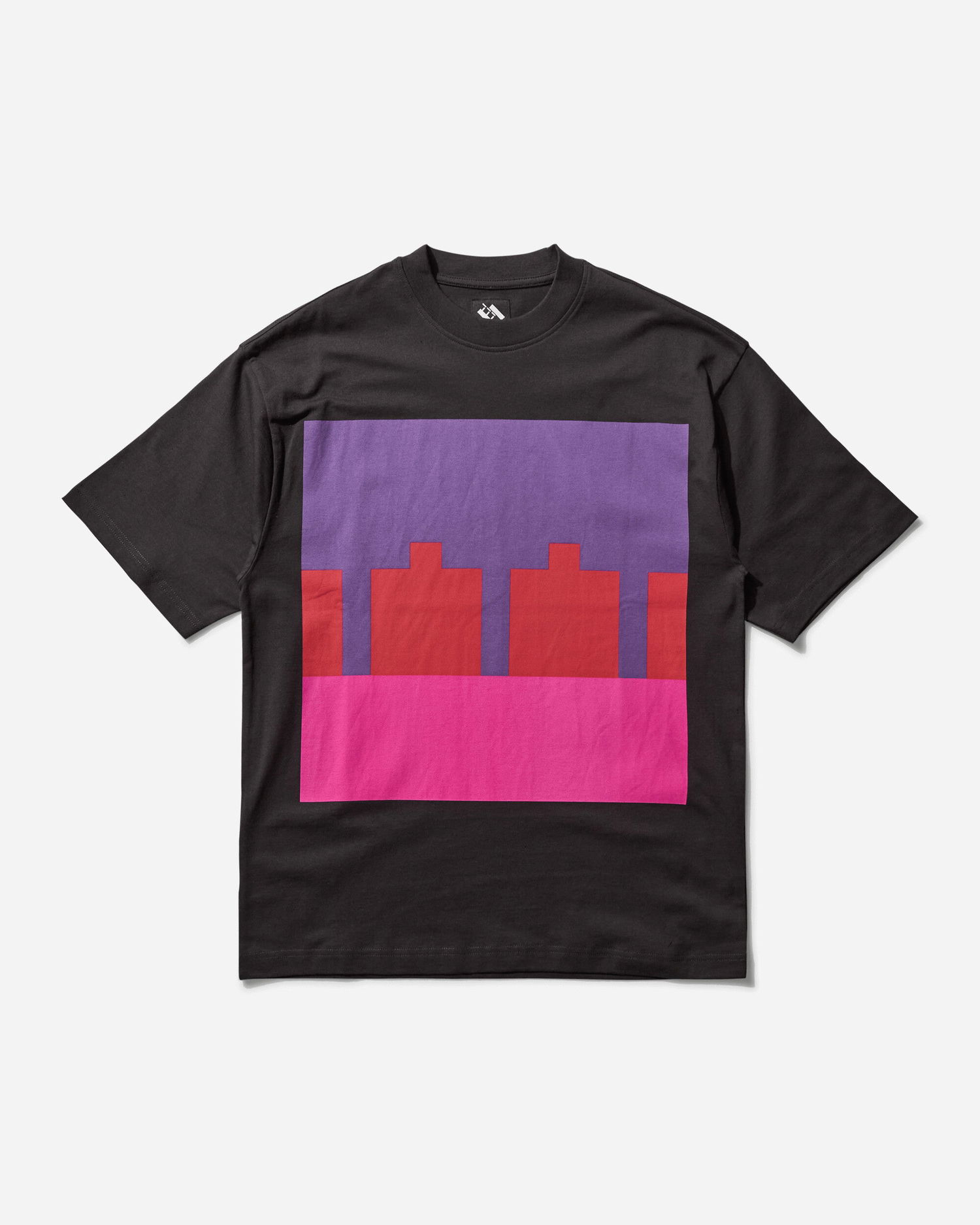 Тениска The Trilogy Tapes Block Graphic T-Shirt Черно | PN24060 BLACK, 1