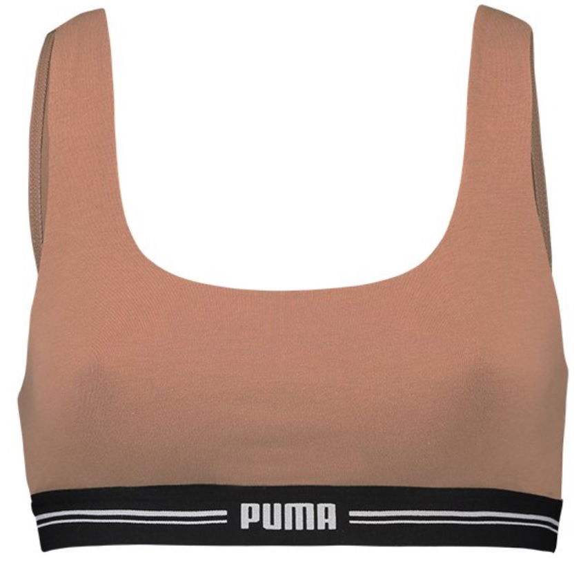 Сутиен Puma Scoop Neck Top Sport-BH Бежово | 701219354-002, 0
