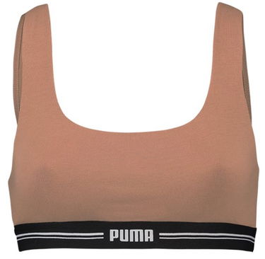 Сутиен Puma Scoop Neck Top Sport-BH Бежово | 701219354-002, 0