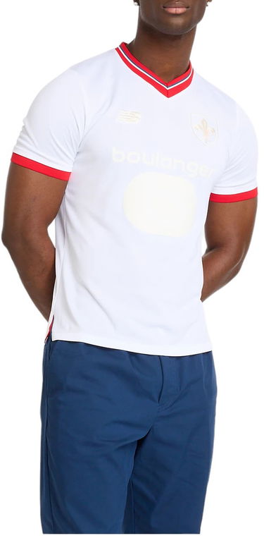 Фланелка New Balance Lille LOSC Anniversaire Short Sleeve Jersey 2023/24 Бяло | mt230342-fou, 0