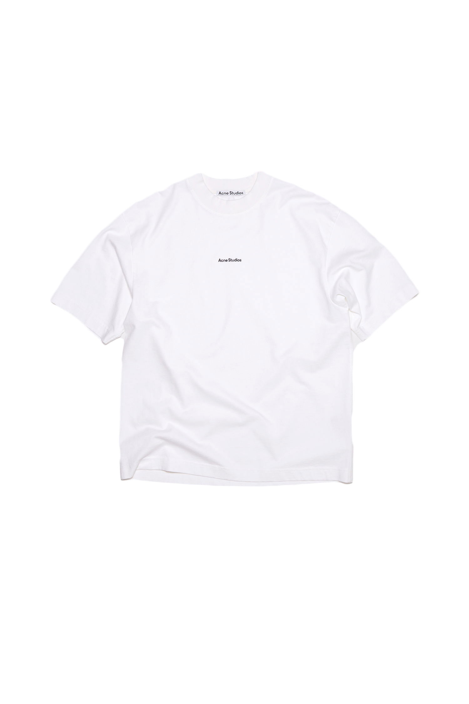 Тениска Acne Studios Logo T-shirt Optic Бяло | FN-MN-TSHI000353, 0