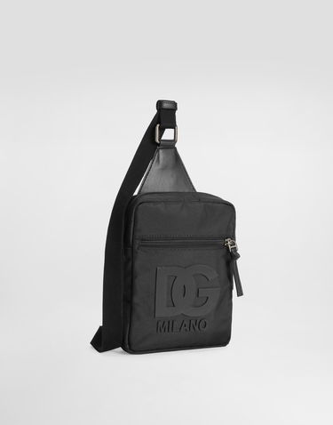 Чанта за кръста Dolce & Gabbana Dolce & Gabbana Nylon Crossbody Bag with DG Logo Черно | EM0142AU92780999, 1