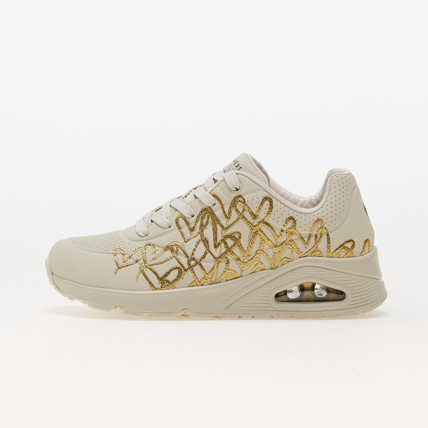 Кецове и обувки Skechers Uno - Golden Heart Natural/ Gold Бежово | 177975 NTGD, 0