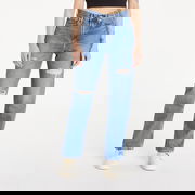 High Rise Straight Denim Medium