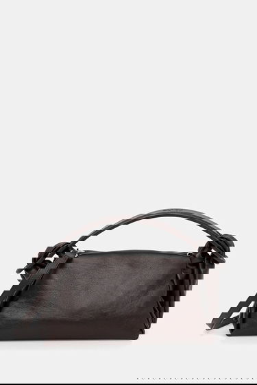 Дамска чанта KENZO Kenzo Knotted Leather Shoulder Bag Кафяво | FE62SA818L01, 0