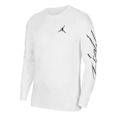 Тениска Jordan Jordan Long Sleeve T-Shirt Бяло | DC6698-100