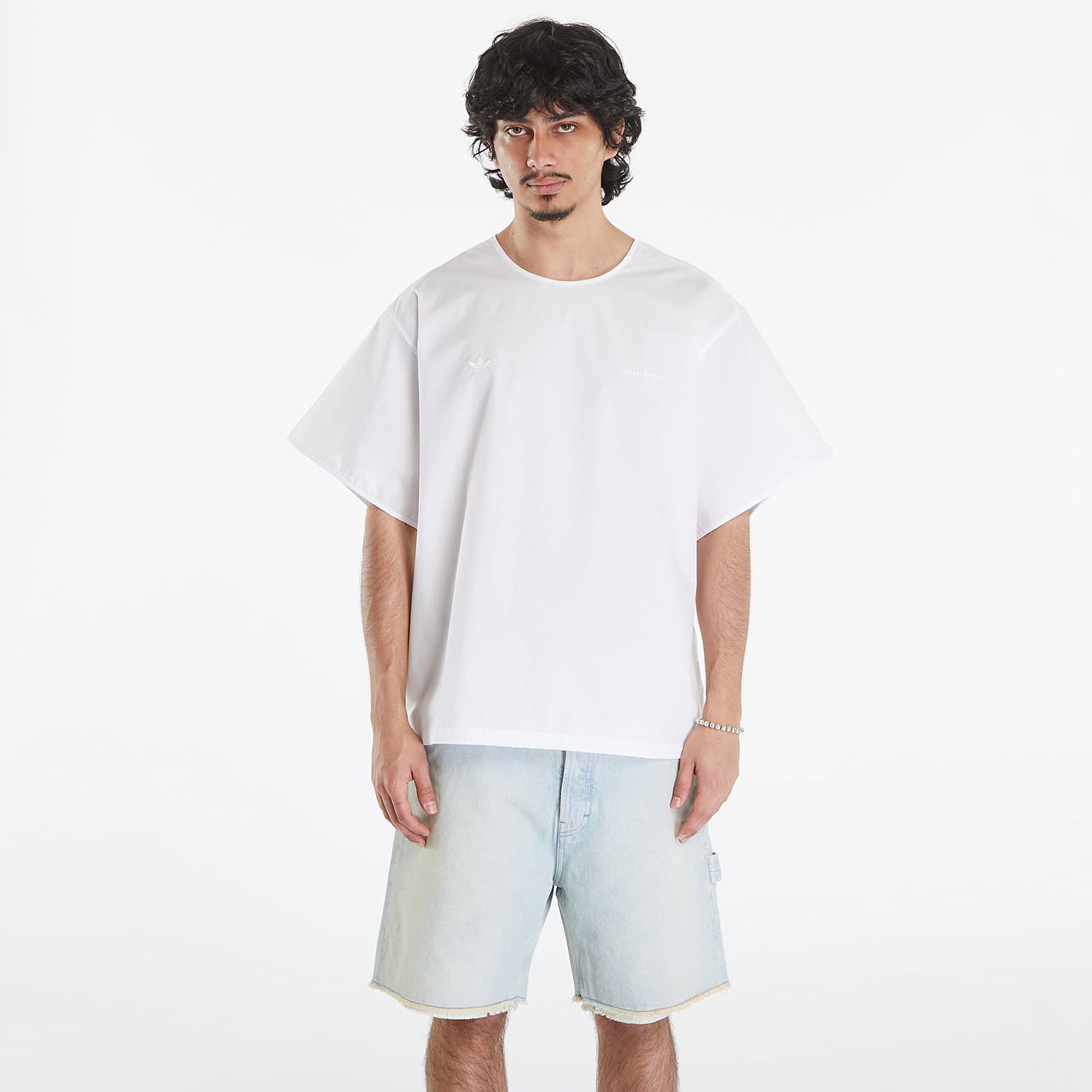 Тениска adidas Originals Wales Bonner x Poplin Top White Бяло | IW3607, 0