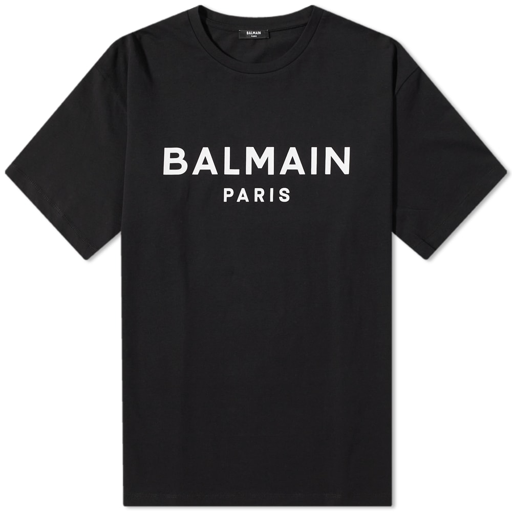 Тениска Balmain Classic Paris Tee Черно | AH1EG000BB73-EAB, 0