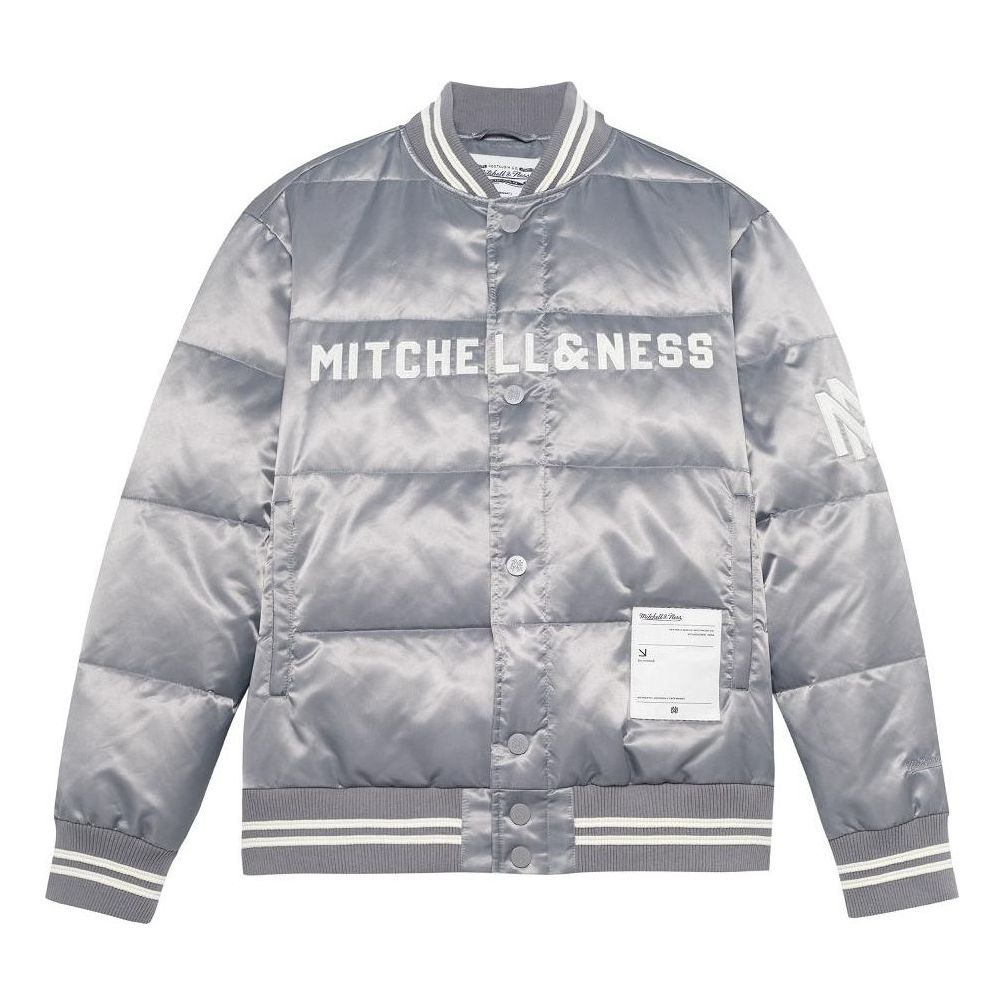 Яке бомбър Mitchell & Ness Mitchell & Ness Down Varsity Jacket Сиво | MNSYAWTODJ025-GRY, 0