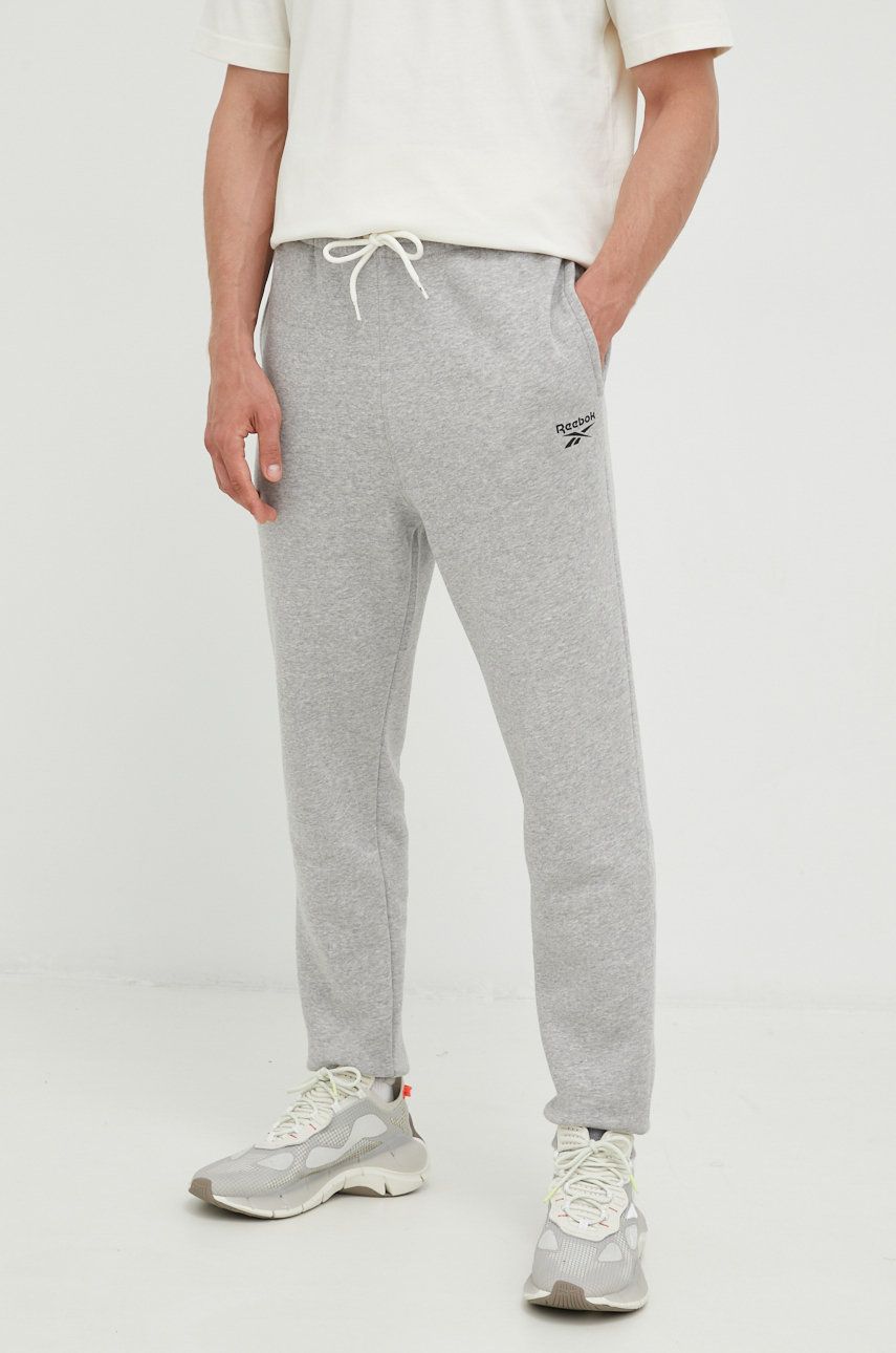Спортни панталони Reebok Sweatpants Сиво | HS7118, 0