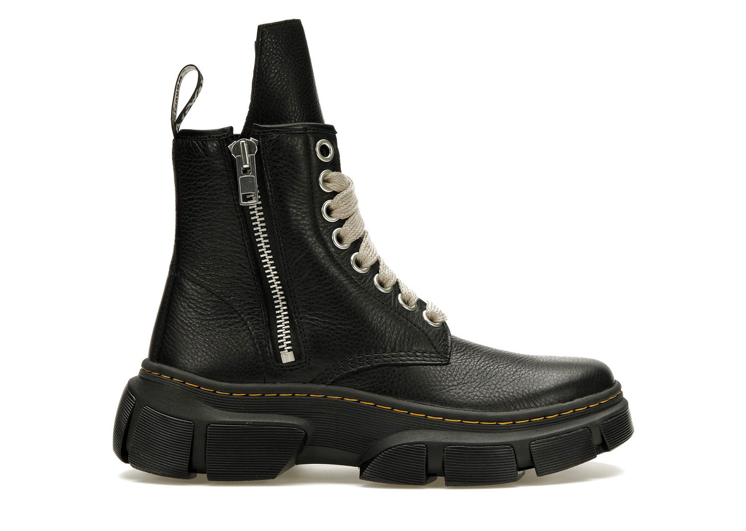 Кецове и обувки Dr. Martens 1460 DMXL Jumbo Lace Zip Boot Rick Owens Black Черно | 31755001 / DM01D7810-5001-09 / DW01D7810-5001-09, 0