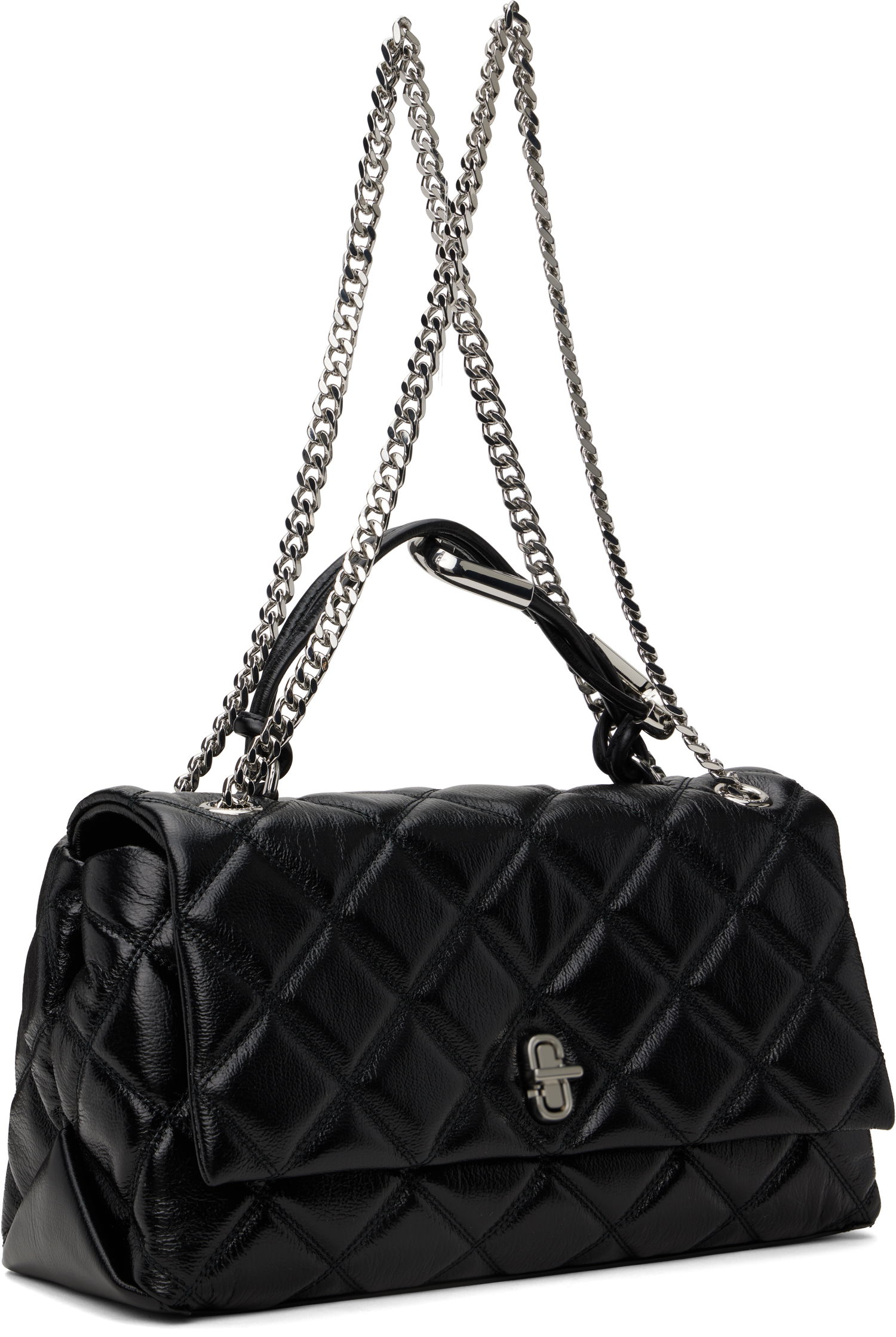 Дамска чанта Marc Jacobs Marc Jacobs The Quilted Dual Convertible Shoulder Bag Черно | 2S5HCR007H02, 1
