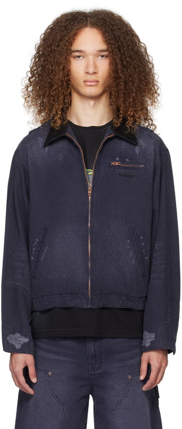 Яке We11done We11done Distressed Denim Jacket Тъмно синьо | WD-DJ0-24-381-U-NV, 0