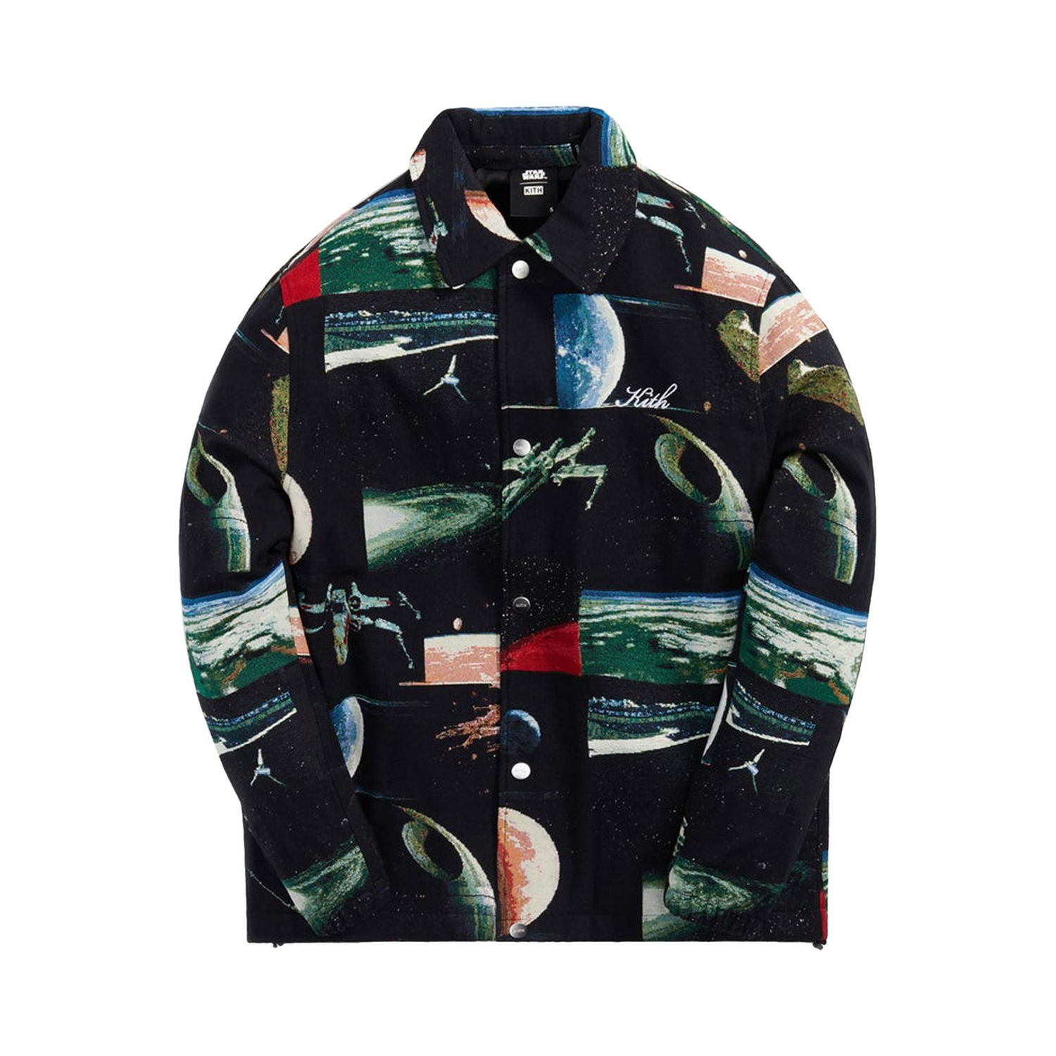 Яке KITH For Star Wars Planets Coaches Jacket Черно | KHM010068 001, 1