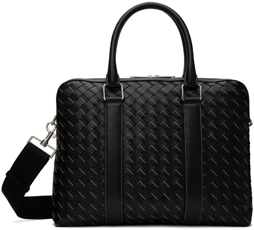 Дамска чанта Bottega Veneta Medium Classic Briefcase Черно | 766782-V3KI1-1148, 0