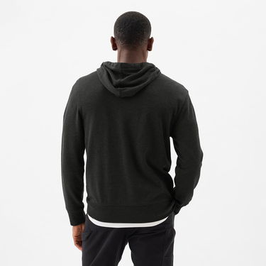 Суитчър GAP French Terry Fullzip Logo Hoodie B85 Charcoal Heather Grey Сиво | 868454-04, 3