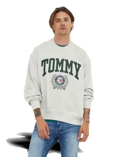 Суитчър Tommy Hilfiger Sweatshirt Бяло | DM0DM16804