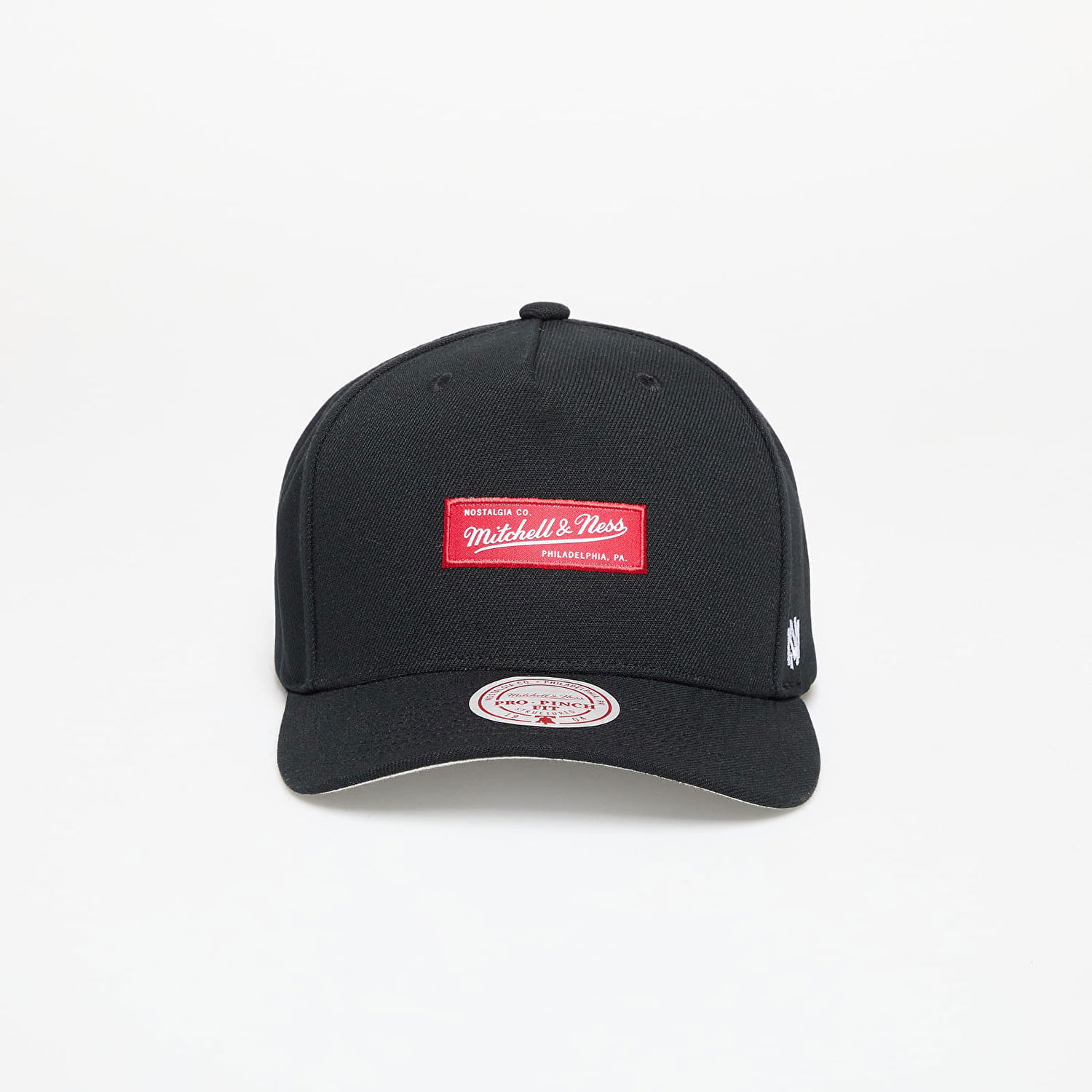 Шапка с козирка Mitchell & Ness Branded Box Logo Pro Snapback Cap Черно | HP8112-MNNBLCK, 0