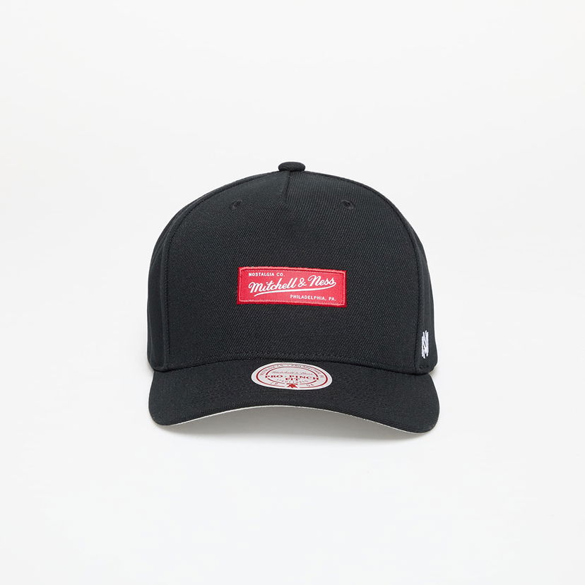 Шапка с козирка Mitchell & Ness Branded Box Logo Pro Snapback Cap Черно | HP8112-MNNBLCK