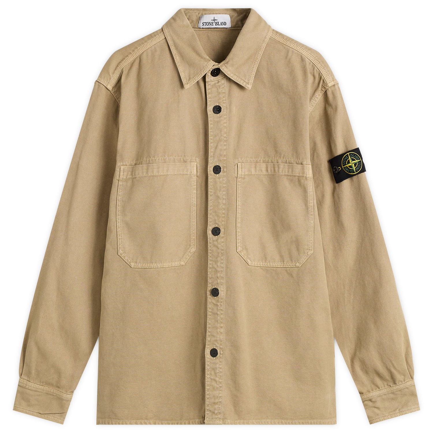 Риза Stone Island Old Effect Garment Dyed Overshirt Бежово | K2S151200025-V019A, 0