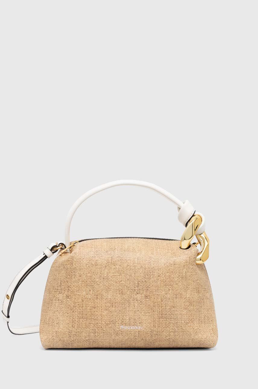Чанта през рамо JW Anderson Small Corner Bag Бежово | HB0603.LA0318.150, 0