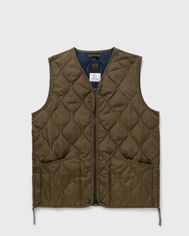 Жилетка TAION MILITARY ZIP V-NECK DOWN VEST Зелено | TAION-001ZML-1-DOLIVE, 0