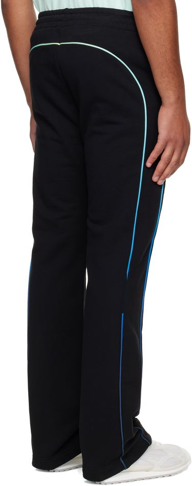 Спортни панталони Casablanca Casablanca Gradient Piping Sweatpants Черно | M-AW25-JTR-309-01, 2