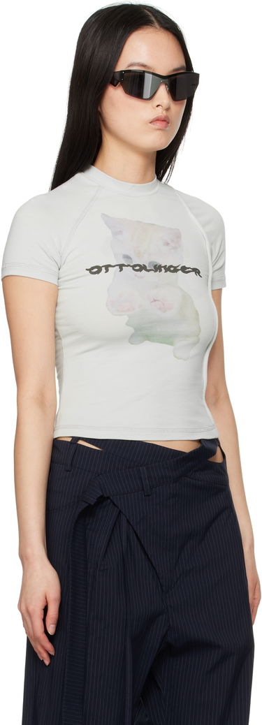Тениска Ottolinger Ottolinger Deconstructed Kitten T-Shirt Сиво | 115-102015-01, 4
