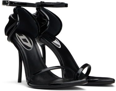 Облекло Diesel D-Ten&Half Heeled Sandals Черно | Y03662 P7381, 3